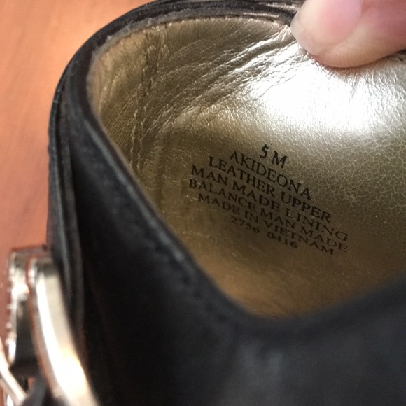 Cute black high heeled sandals - Picture 5 of 5